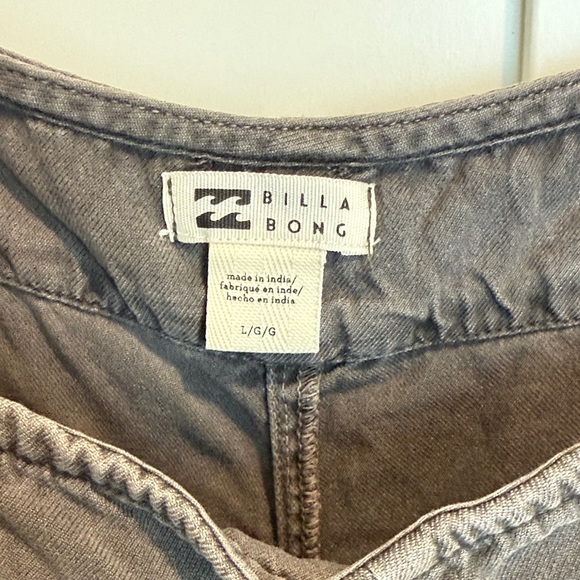 Billabong Denim black short romper - Picture 3 of 6